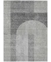 Addison Chantille Acn678 5'x7'6" Area Rug In Gray