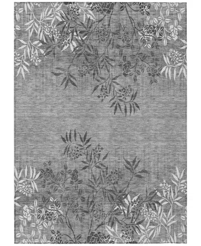 Addison Chantille Machine Washable Acn673 5'x7'6" Area Rug In Gray