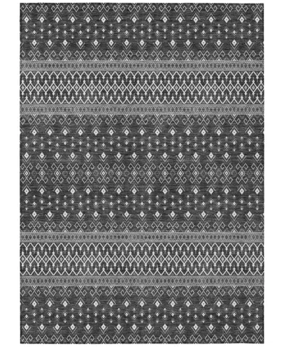 Addison Chantille Machine Washable Acn708 5'x7'6" Area Rug In Gray