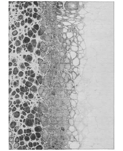 Addison Chantille Machine Washable Acn707 5'x7'6" Area Rug In Gray