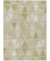 Addison Chantille Acn722 5'x7'6" Area Rug In Khaki
