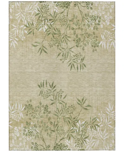 Addison Chantille Acn673 5'x7'6" Area Rug In Khaki