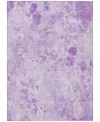 Addison Chantille Acn724 5'x7'6" Area Rug In Lavender