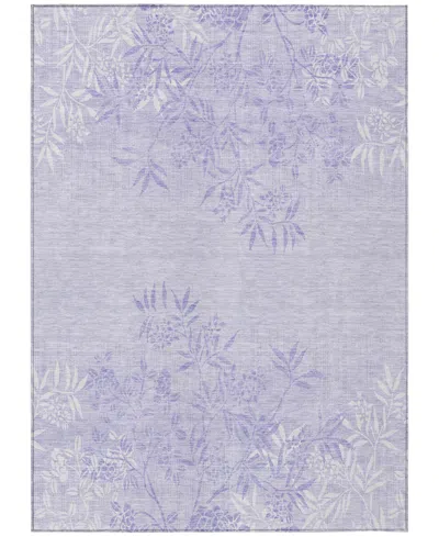 Addison Chantille Acn673 5'x7'6" Area Rug In Lilac