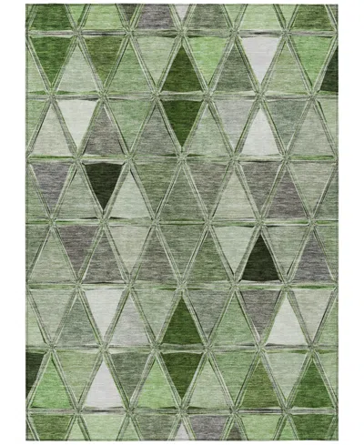 Addison Chantille Machine Washable Acn722 5'x7'6" Area Rug In Moss