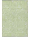 Addison Chantille Machine Washable Acn681 5'x7'6" Area Rug In Green