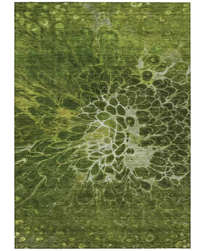 Addison Chantille Acn652 5'x7'6" Area Rug In Olive