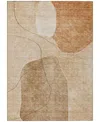 Addison Chantille Acn672 5'x7'6" Area Rug In Paprika