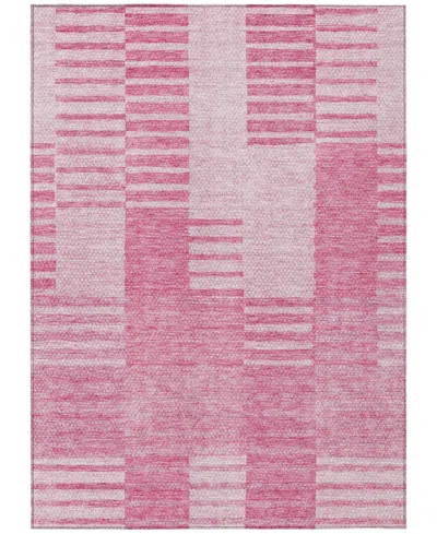 Addison Chantille Acn686 5'x7'6" Area Rug In Pink