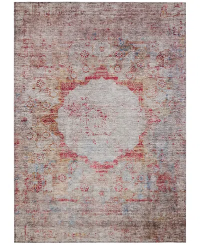 Addison Chantille Acn675 5'x7'6" Area Rug In Red