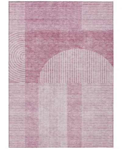 Addison Chantille Acn711 5'x7'6" Area Rug In Rose