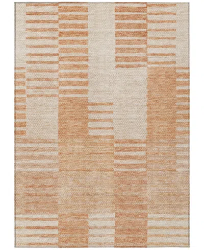 Addison Chantille Acn686 5'x7'6" Area Rug In Salmon