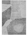 Addison Chantille Acn658 5'x7'6" Area Rug In Silver