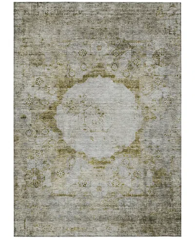 Addison Chantille Machine Washable Acn675 5'x7'6" Area Rug In Taupe