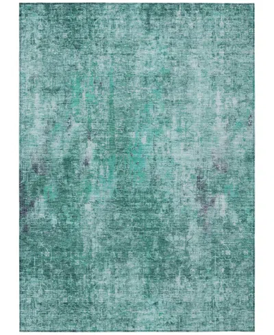 Addison Chantille Machine Washable Acn655 5'x7'6" Area Rug In Teal