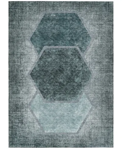 Addison Chantille Acn679 5'x7'6" Area Rug In Teal