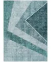 Addison Chantille Acn671 5'x7'6" Area Rug In Teal