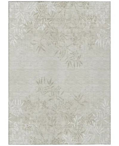 Addison Chantille Machine Washable Acn673 8'x10' Area Rug In Beige
