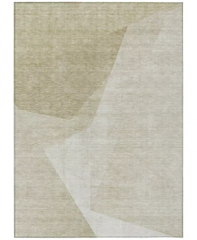 Addison Chantille Machine Washable Acn716 8'x10' Area Rug In Beige