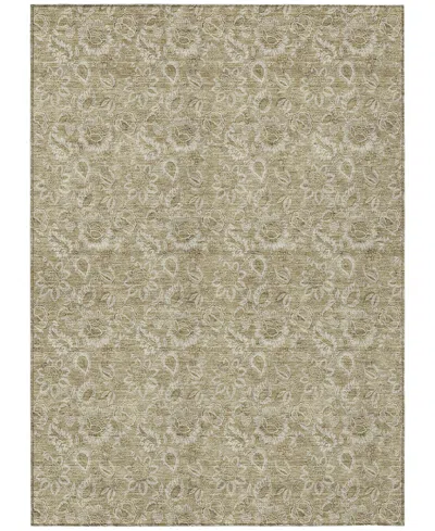 Addison Chantille Machine Washable Acn662 8'x10' Area Rug In Beige