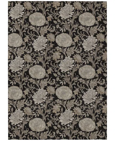 Addison Chantille Machine Washable Acn677 8'x10' Area Rug In Black