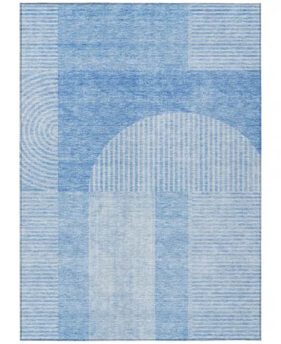 Addison Chantille Machine Washable Acn711 8'x10' Area Rug In Blue