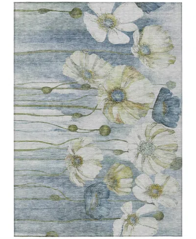 Addison Chantille Machine Washable Acn712 8'x10' Area Rug In Blue