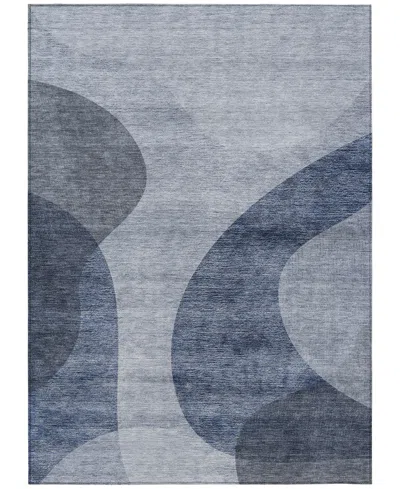 Addison Chantille Machine Washable Acn657 8'x10' Area Rug In Blue