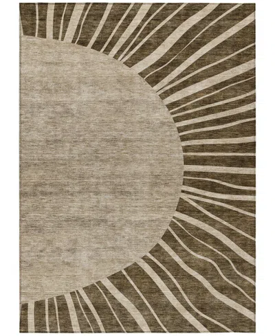 Addison Chantille Acn668 8'x10' Area Rug In Brown