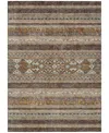 Addison Chantille Machine Washable Acn687 8'x10' Area Rug In Chocolate