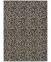 Addison Chantille Machine Washable Acn661 8'x10' Area Rug In Chocolate