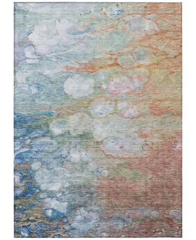Addison Chantille Acn698 8'x10' Area Rug In Coral