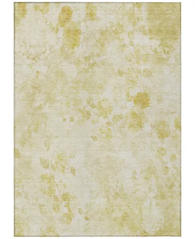 Addison Chantille Machine Washable Acn724 8'x10' Area Rug In Yellow