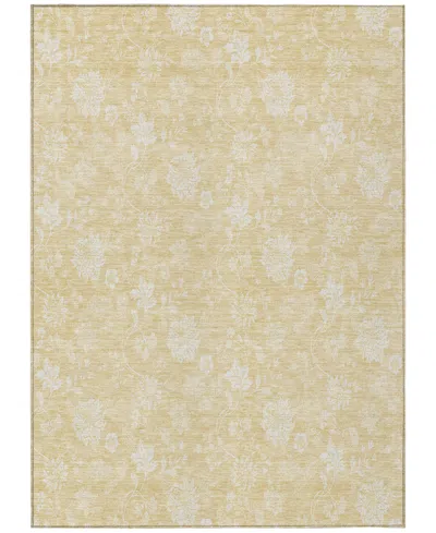 Addison Chantille Machine Washable Acn681 8'x10' Area Rug In Gold