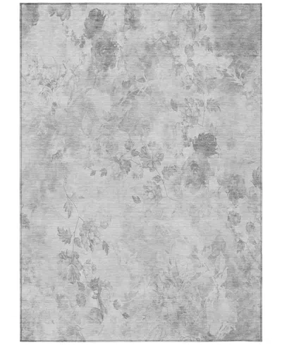 Addison Chantille Machine Washable Acn724 8'x10' Area Rug In Gray