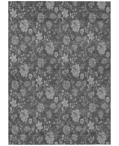 Addison Chantille Machine Washable Acn680 8'x10' Area Rug In Gray