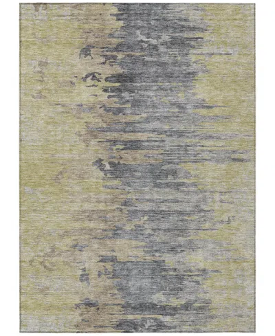 Addison Chantille Machine Washable Acn704 8'x10' Area Rug In Gray