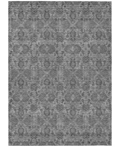 Addison Chantille Machine Washable Acn702 8'x10' Area Rug In Gray