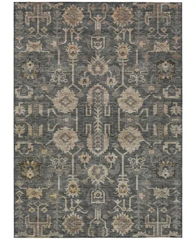 Addison Chantille Machine Washable Acn697 8'x10' Area Rug In Gray