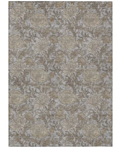 Addison Chantille Machine Washable Acn677 8'x10' Area Rug In Gray