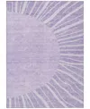 Addison Chantille Acn668 8'x10' Area Rug In Lavender