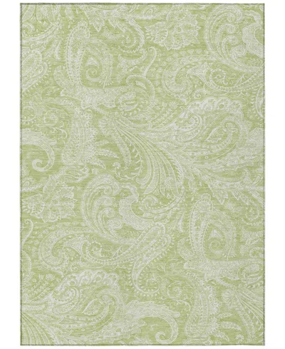 Addison Chantille Machine Washable Acn654 8'x10' Area Rug In Moss