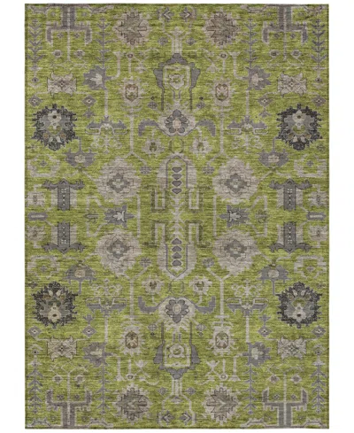 Addison Chantille Machine Washable Acn697 8'x10' Area Rug In Olive
