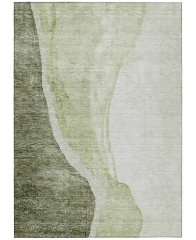 Addison Chantille Machine Washable Acn667 8'x10' Area Rug In Olive