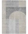 Addison Chantille Acn711 8'x10' Area Rug In Silver