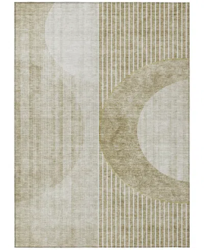 Addison Chantille Machine Washable Acn676 8'x10' Area Rug In Taupe