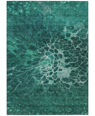 Addison Chantille Machine Washable Acn652 8'x10' Area Rug In Teal