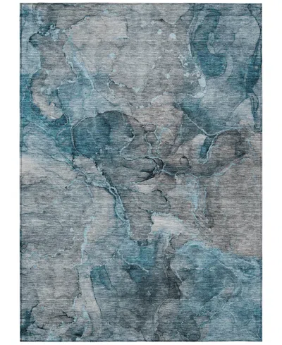 Addison Chantille Machine Washable Acn689 8'x10' Area Rug In Teal