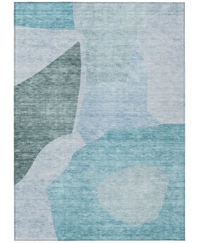 Addison Chantille Machine Washable Acn665 8'x10' Area Rug In Teal