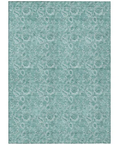 Addison Chantille Machine Washable Acn662 8'x10' Area Rug In Teal